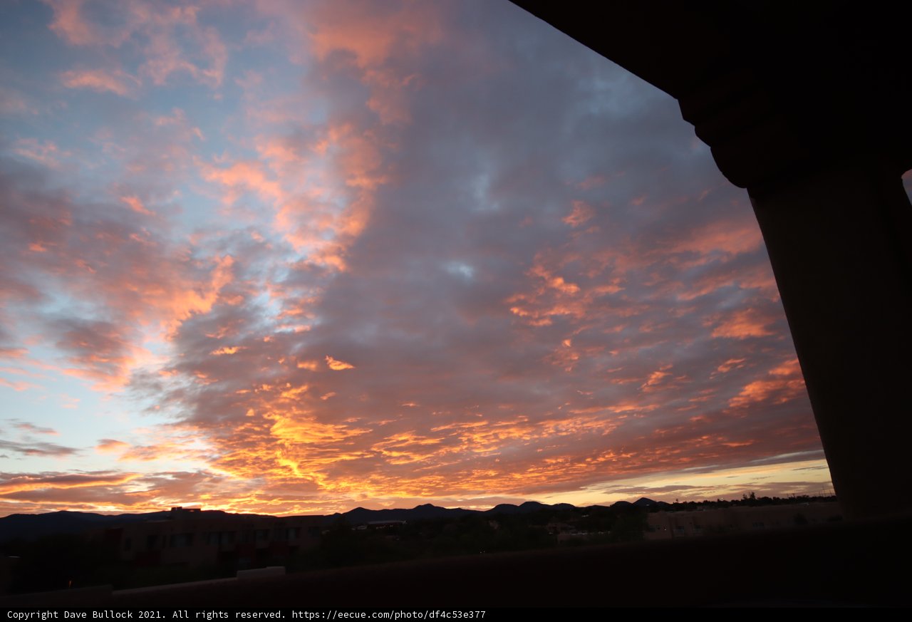 Window to a Serene Sunset
