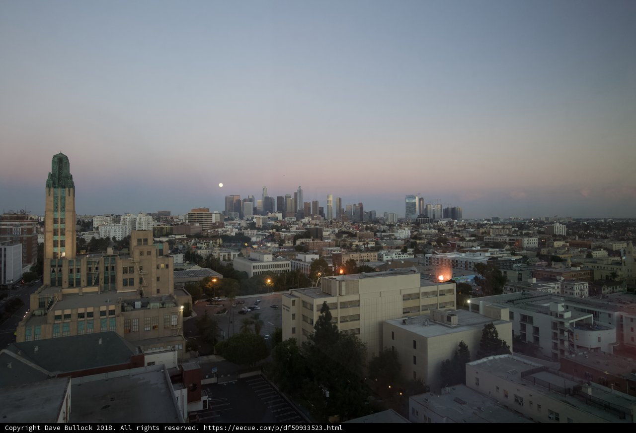 Moonrise over the Metropolis