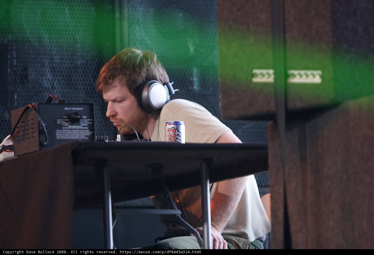Aphex Twin Entertains with Electronic Set at Coachella 2008
