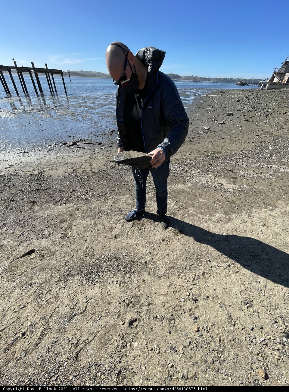 Man Contemplates at Waterfront