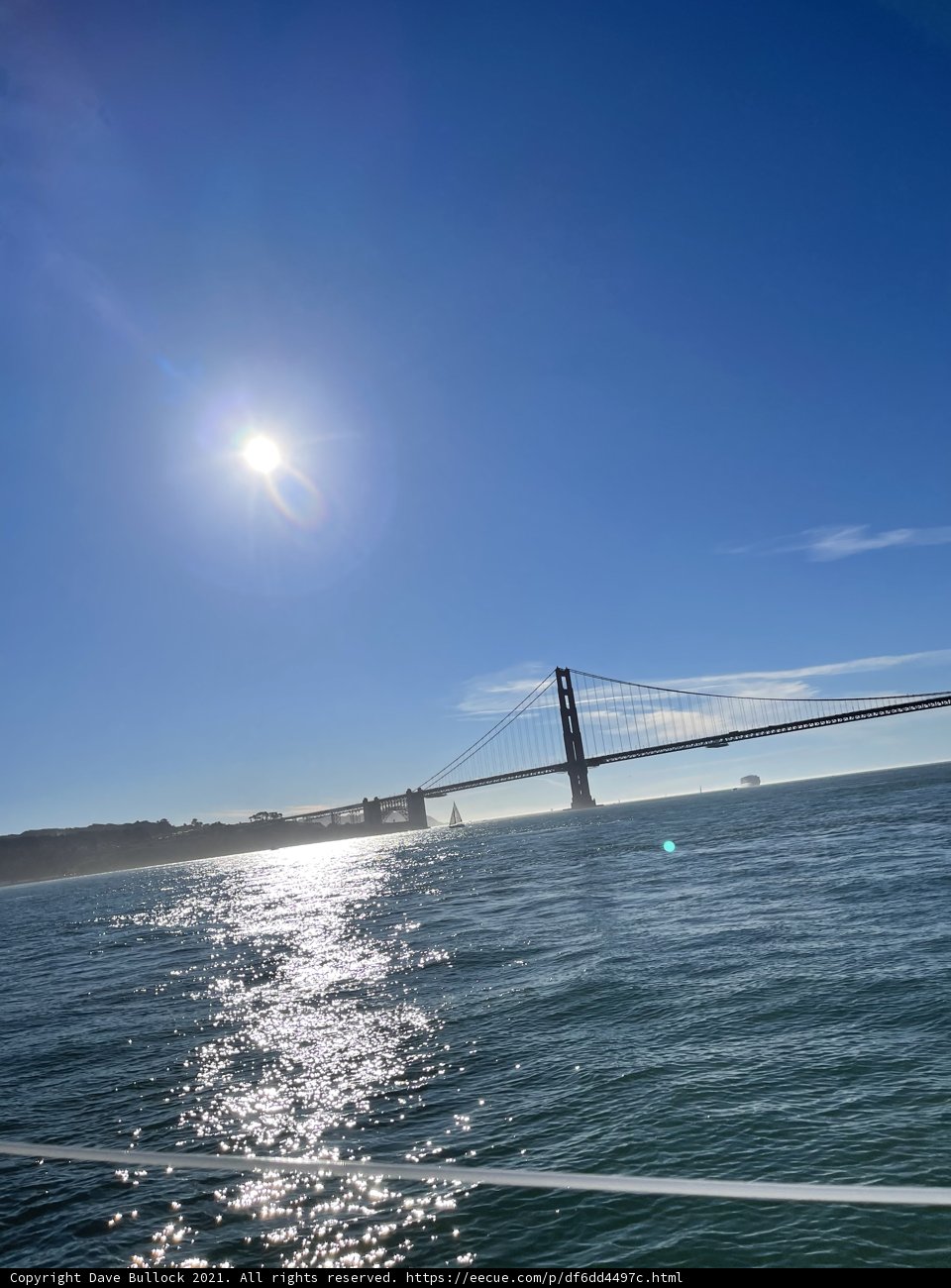 Golden Gate Bridge in the Glorious Blue Sky
