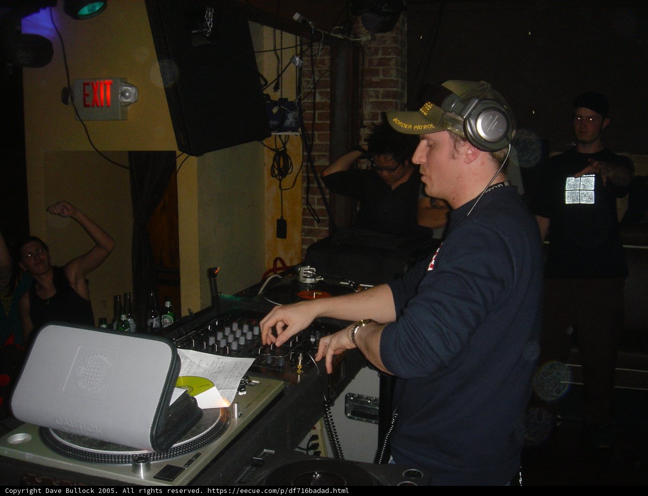 Deejaying with Headphones on