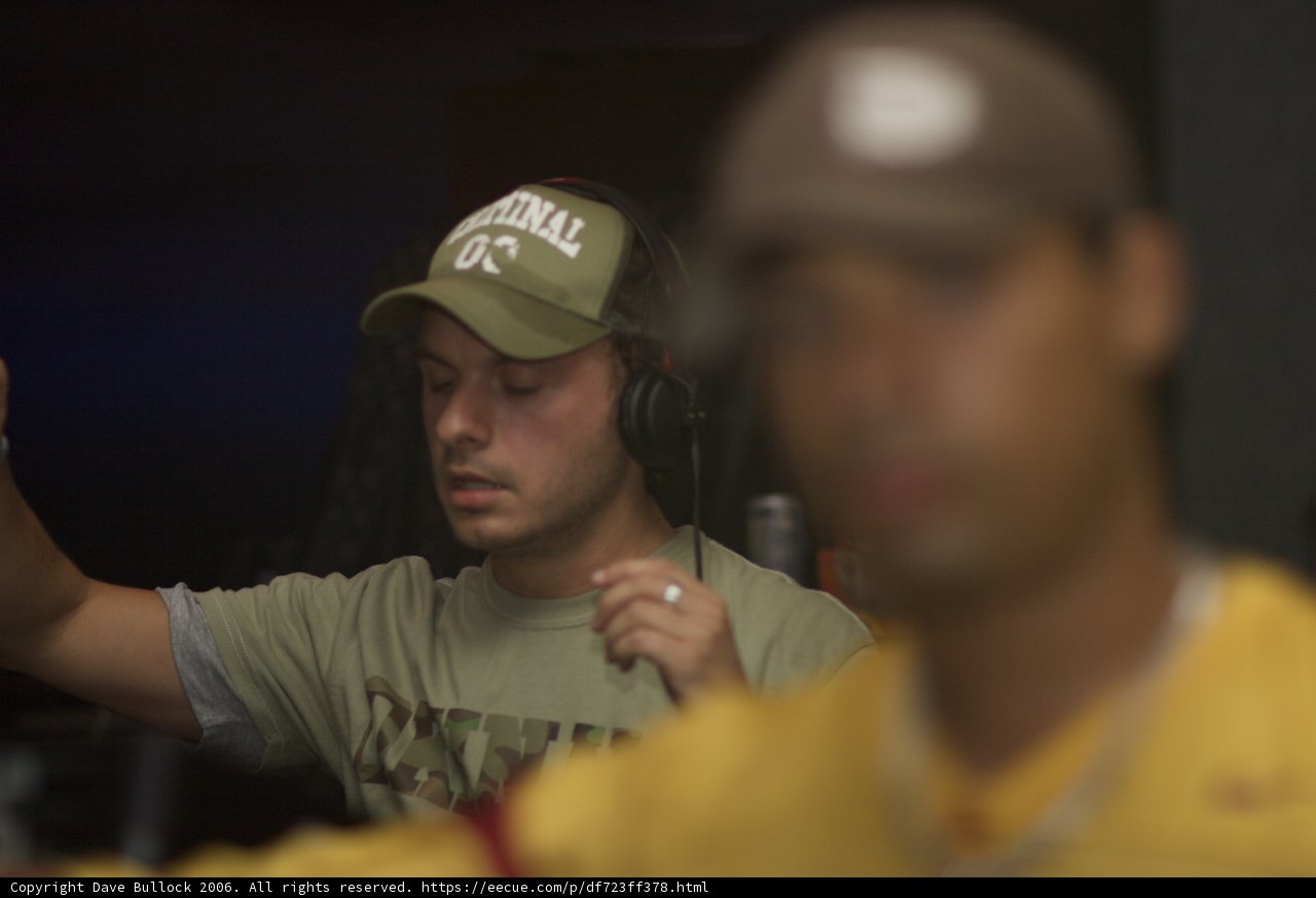 Andy C Grooves to his Beats in Baseball Cap