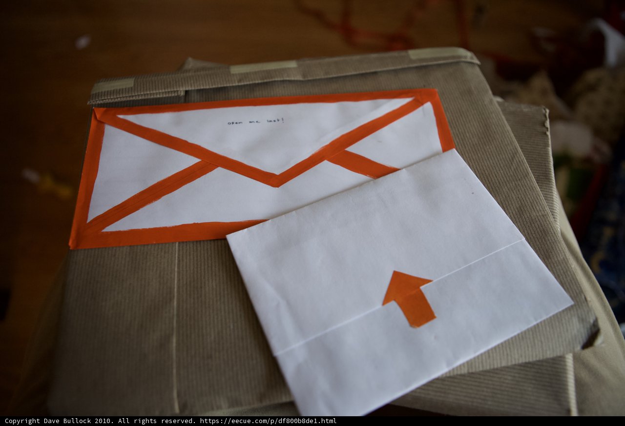 Festive Airmail Envelope