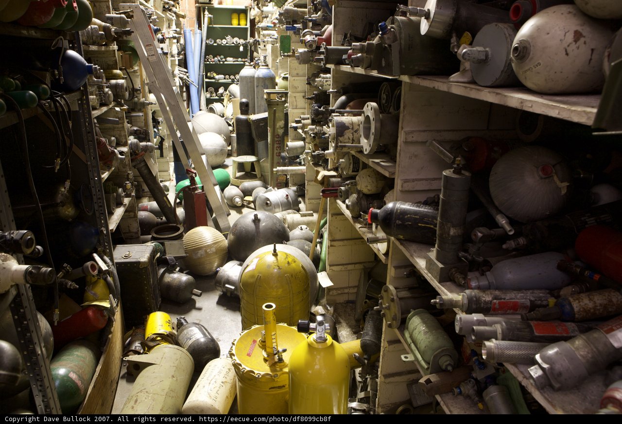A Room Full of Gas Cylinders