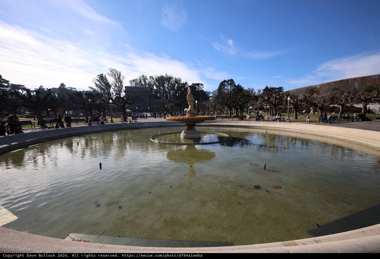 Ornate Fountain in Golden Gate Park San Francisco