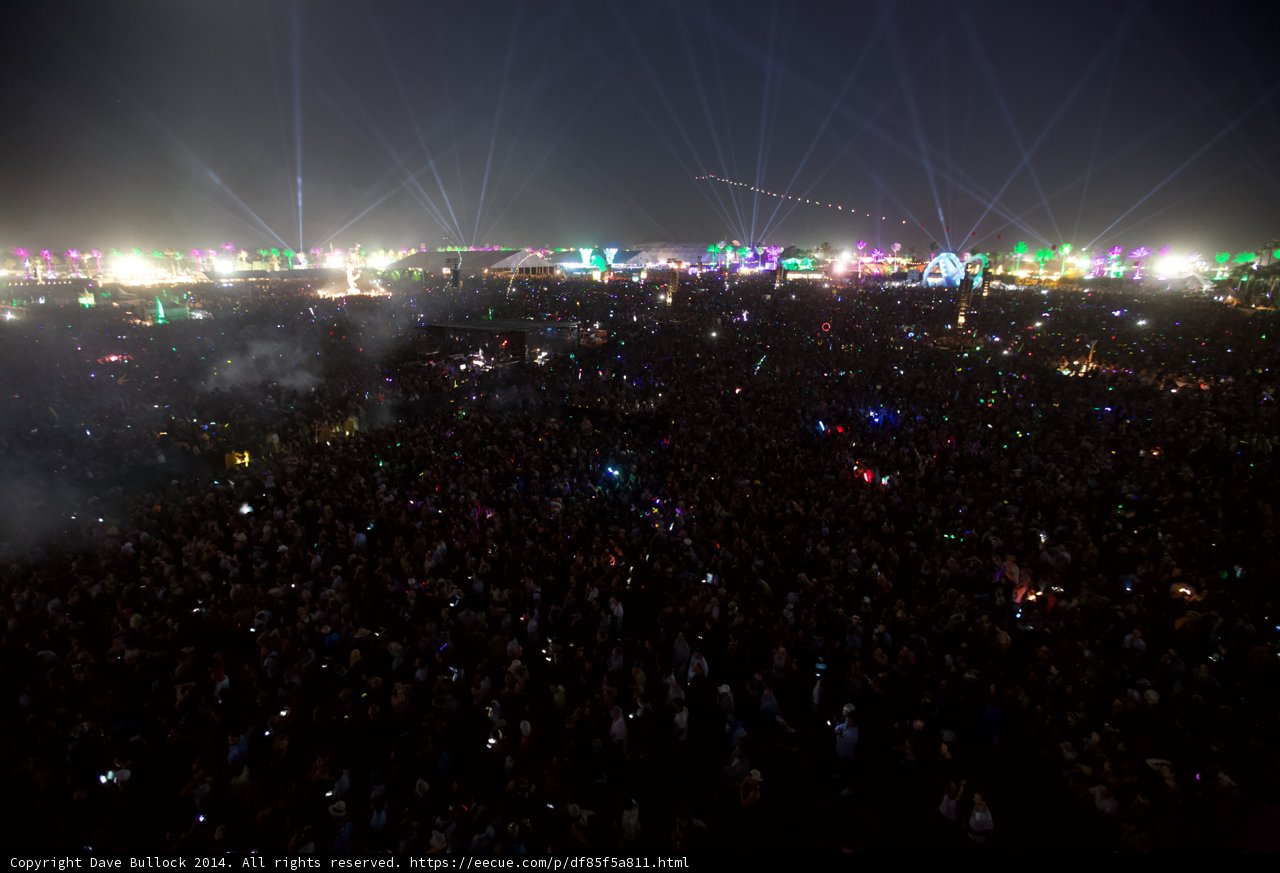 Light Up the Night: A Festival Crowd at Coachella