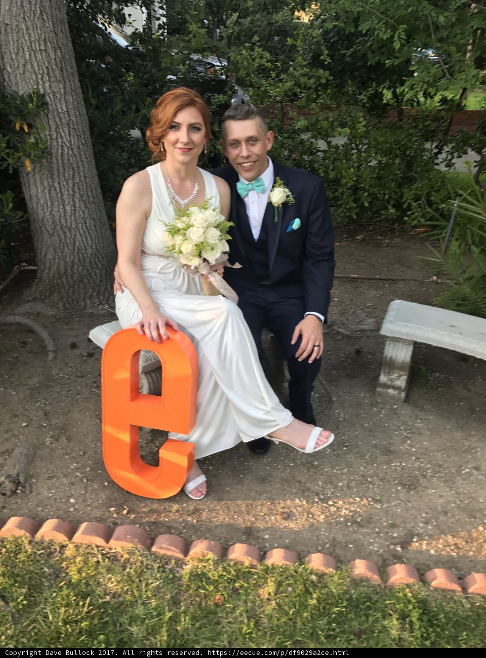 A Beautiful Couple in Blooms