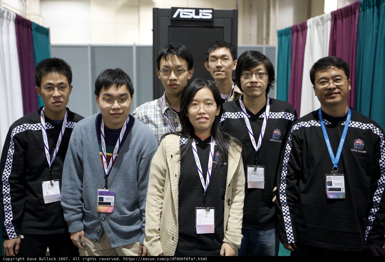 Team of Asian Men at Super Computing Conference