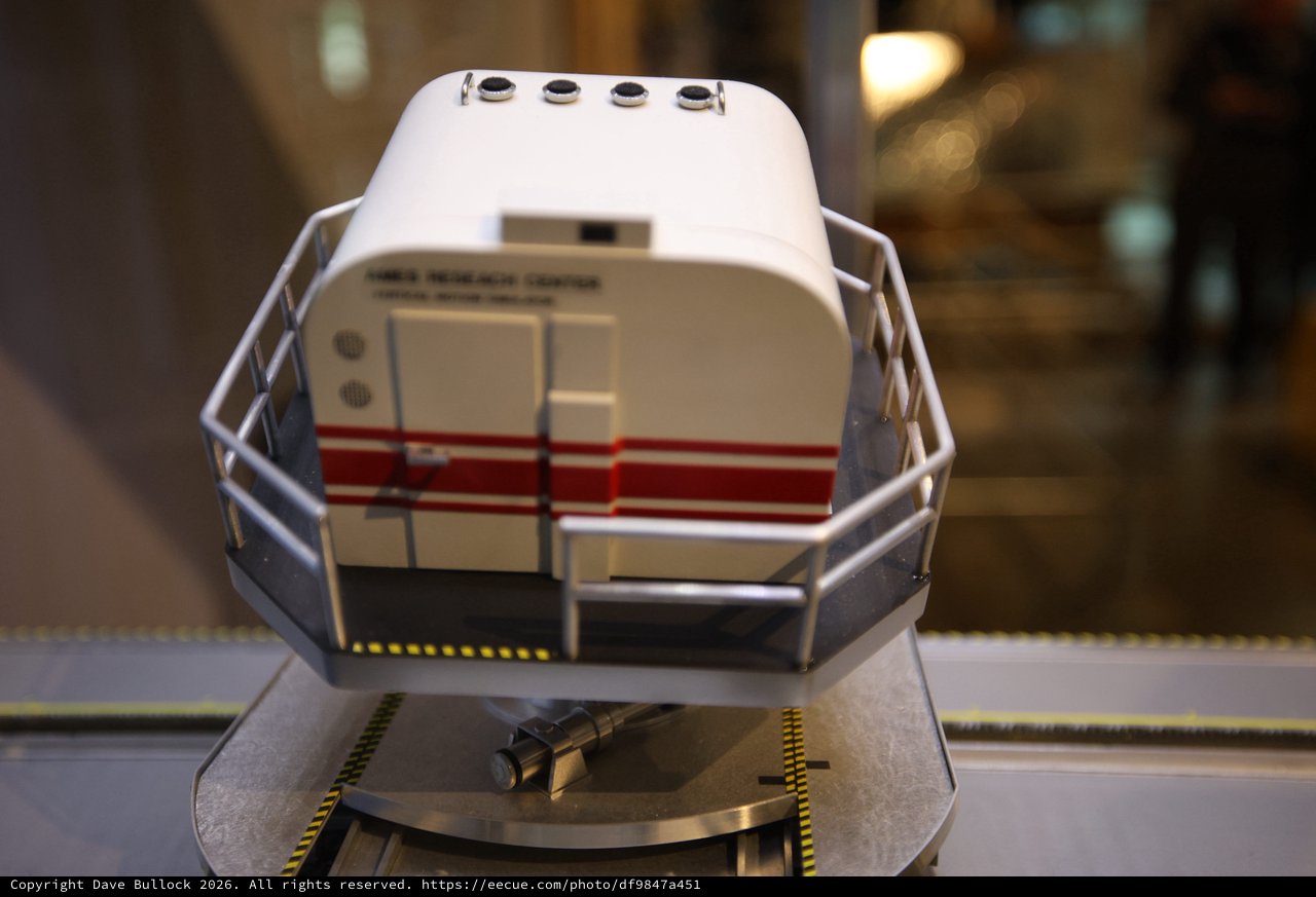 Scale Model of Space Shuttle Exhibit Display