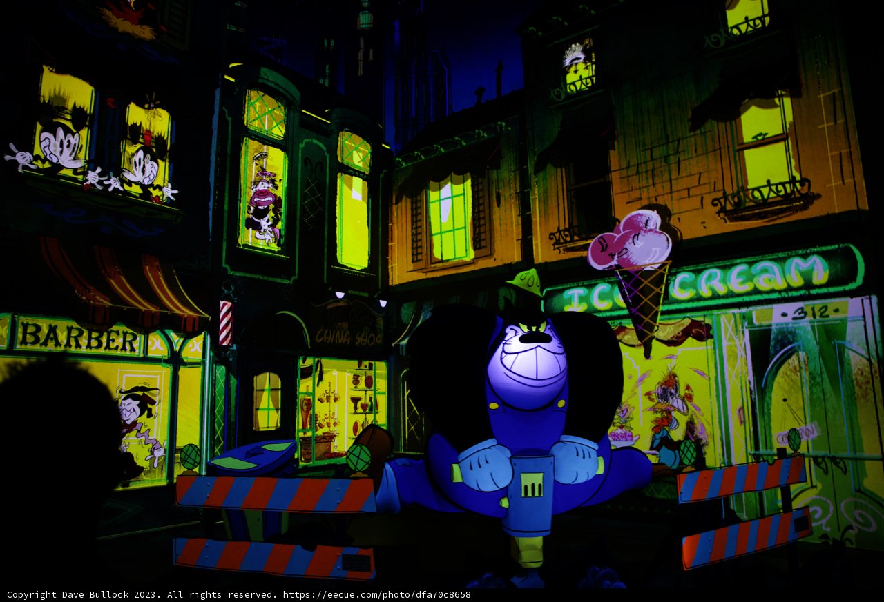 A Cartoonish Encounter in the City