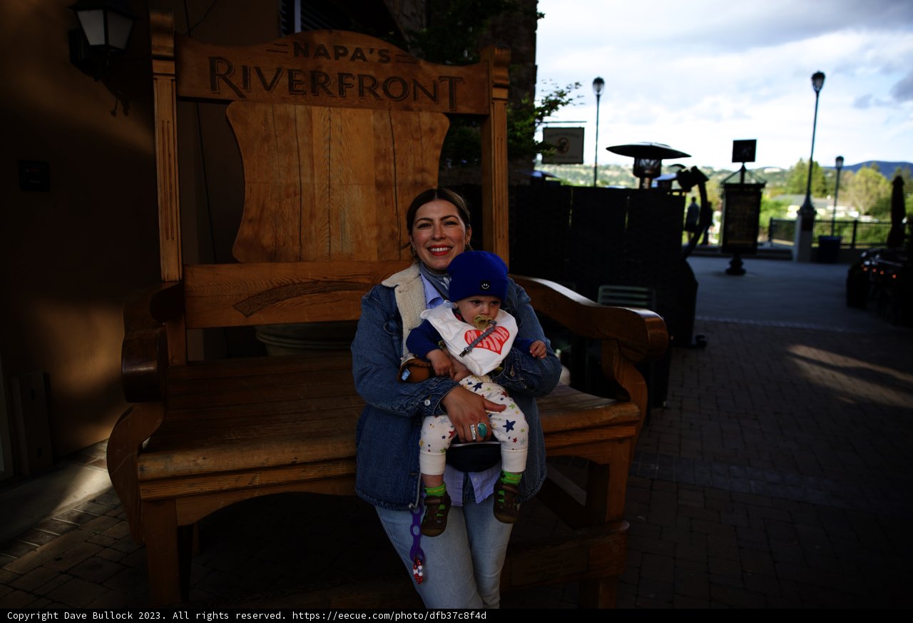 Family Memories at Napa's Giant Chair