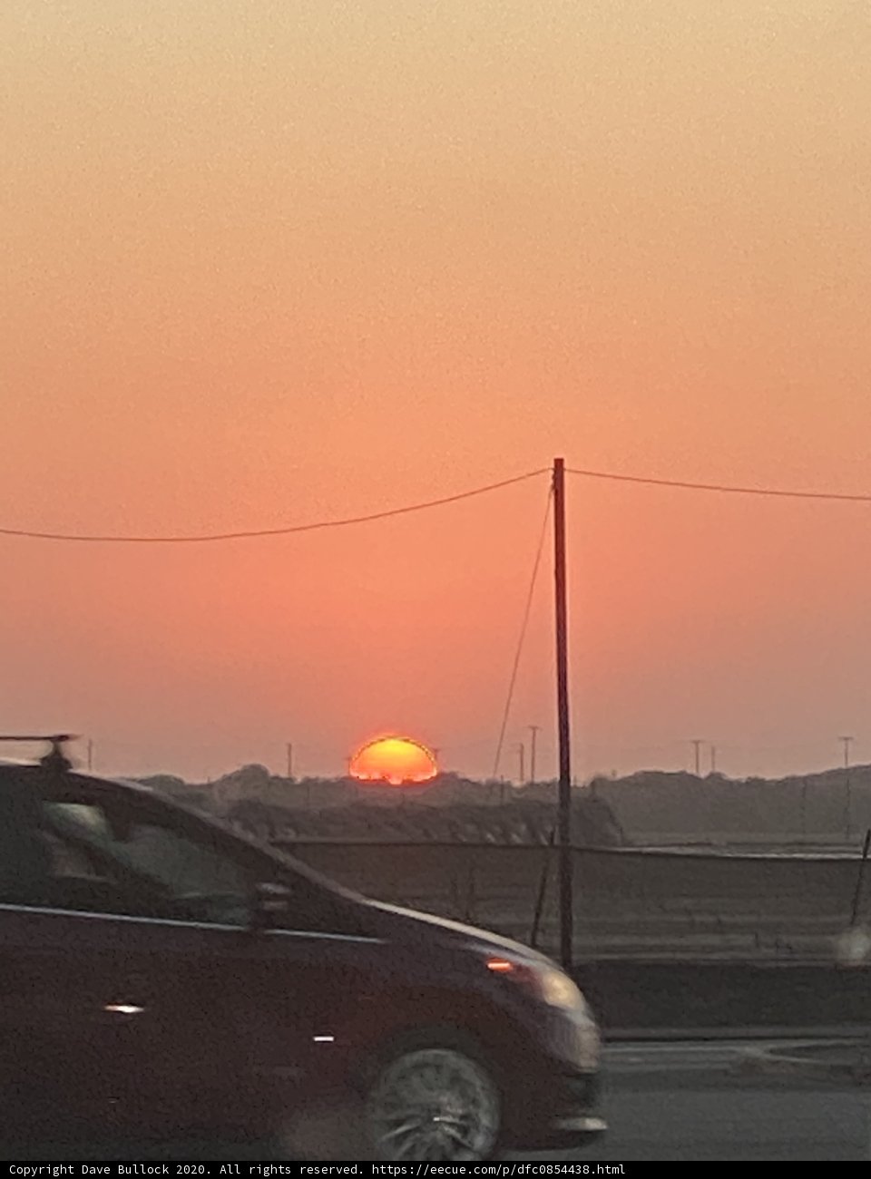 Sunset Drive on the California Highway