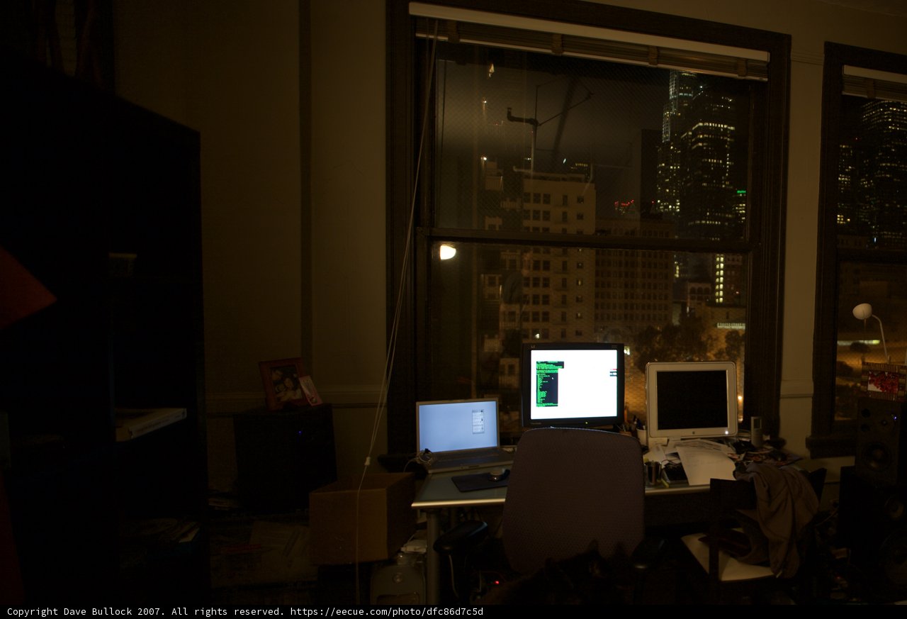 Late night work session