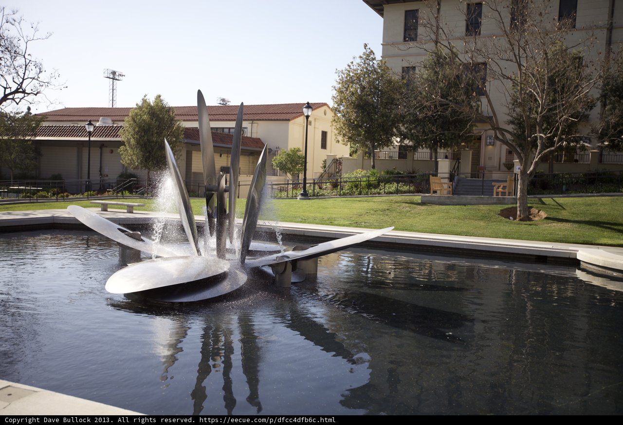 Serene Fountain in the Park