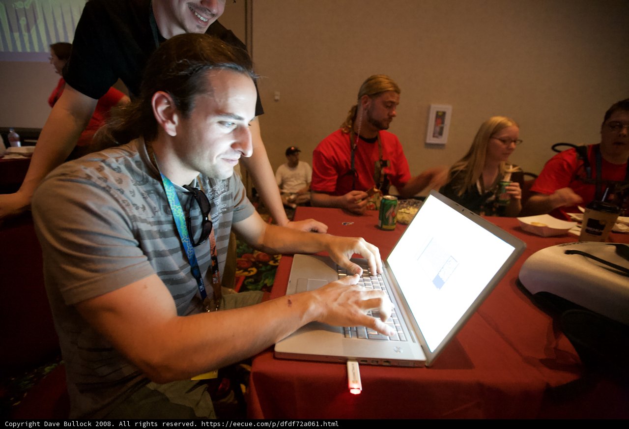 Laptop Productivity at Defcon Conference