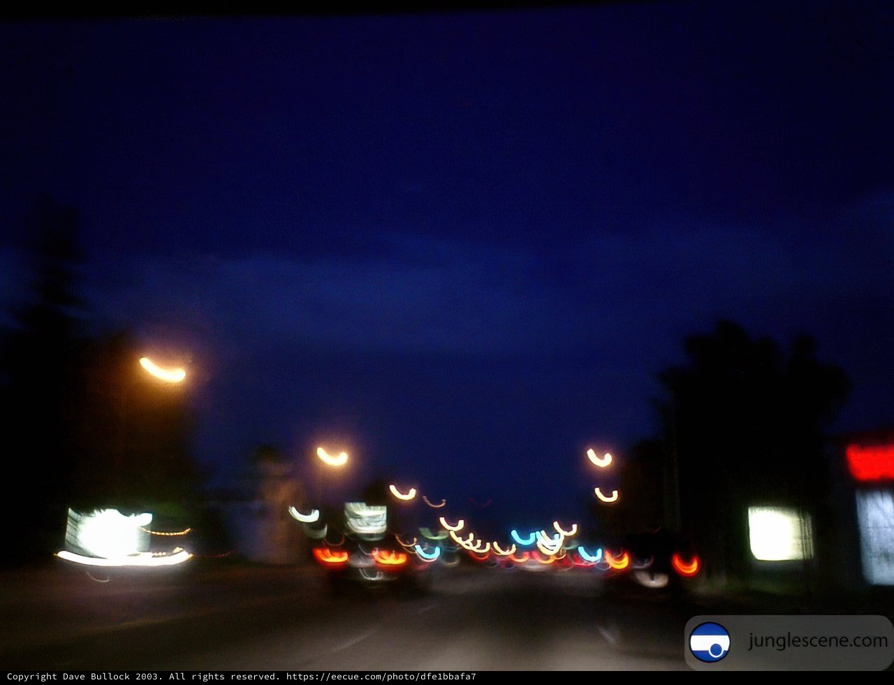 Nighttime Traffic on an Urban Road