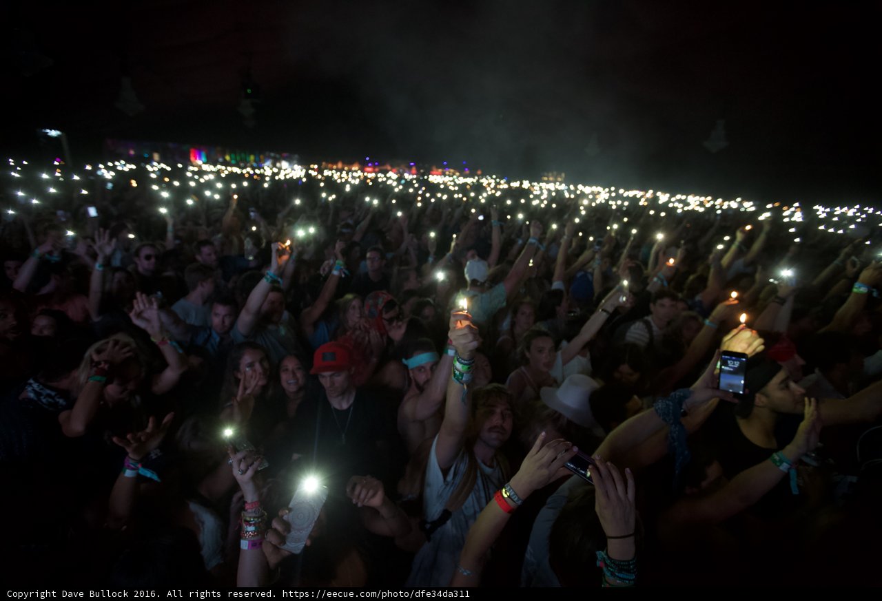 Phone-Lit Concert
