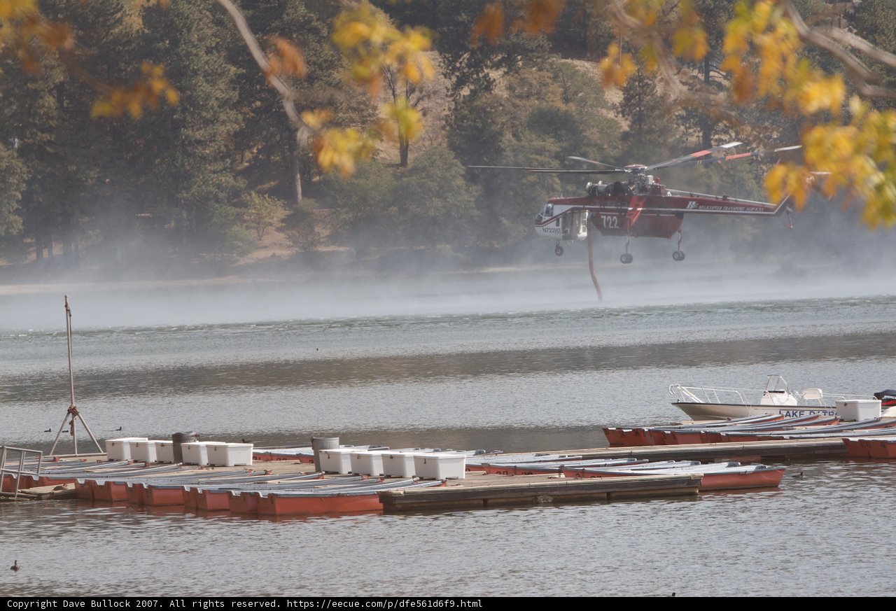 Helicopter View of Boats on Lake