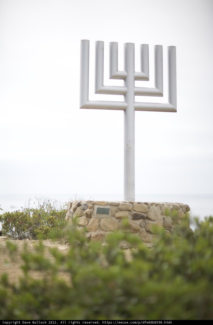 Menorah by the Sea