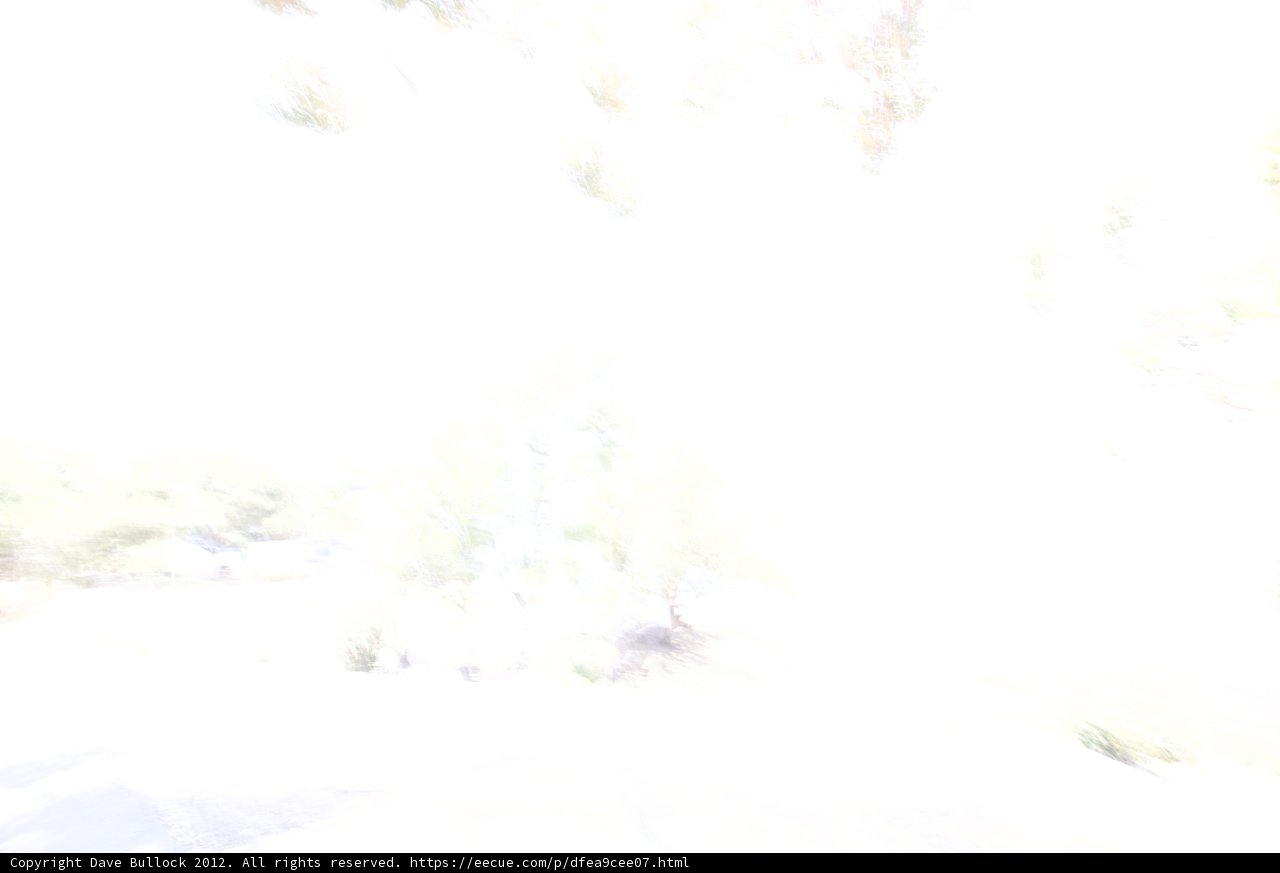 Blurry Skateboarder in a Winter Storm