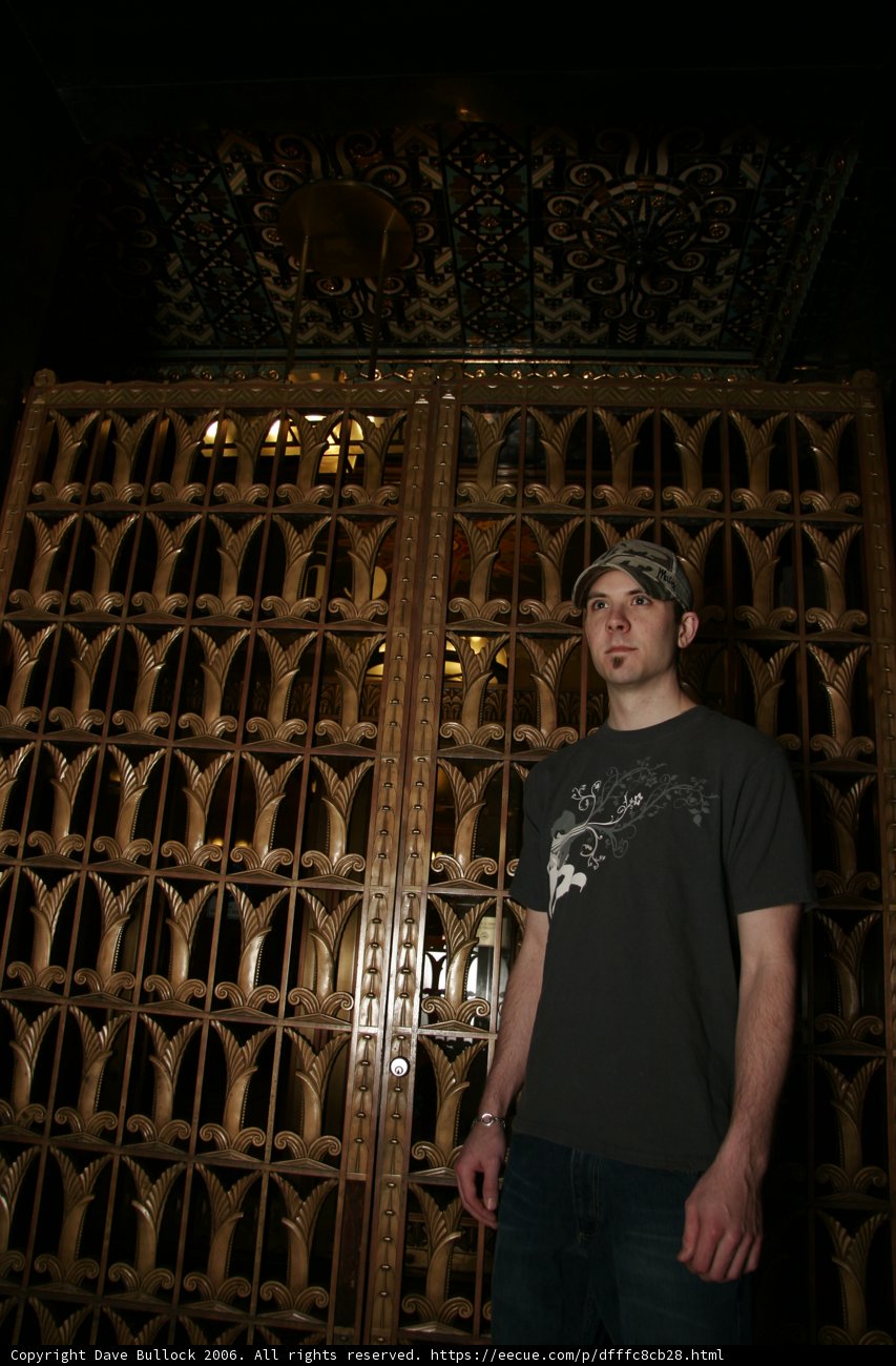 Standing Tall in Front of the Dungeon Door