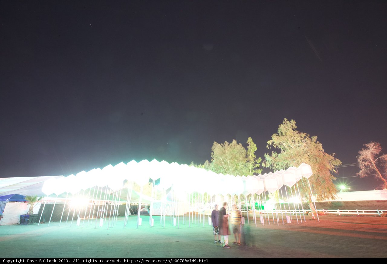 Illuminated Canopy at Coachella
