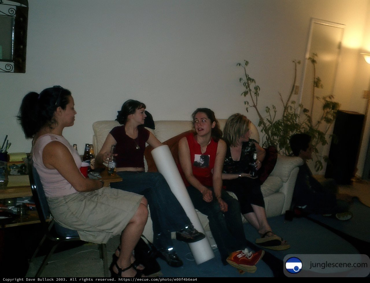 Women's Gathering on a Cozy Couch