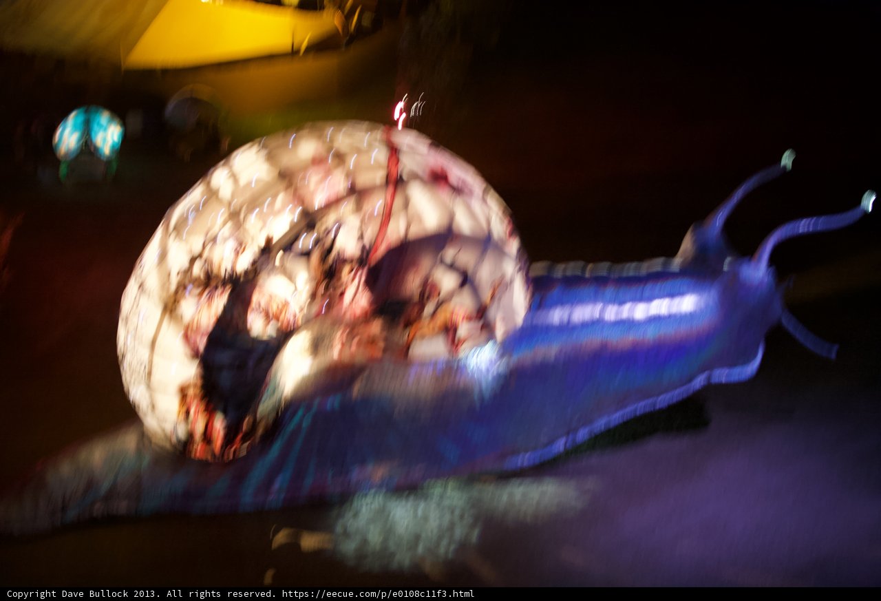 Snail Driving in the Dark