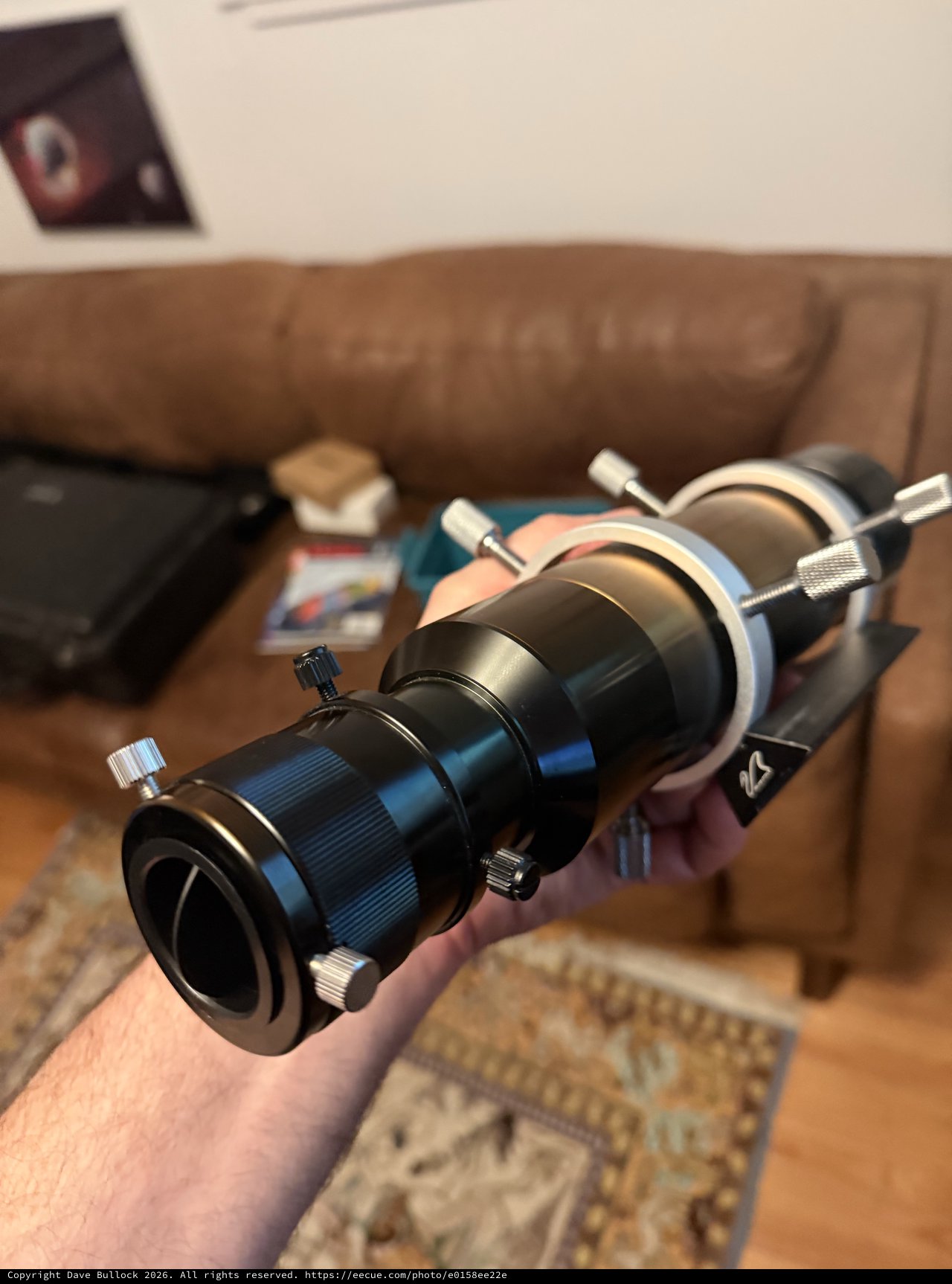 Close-up of Vintage Camera Lens Attachment