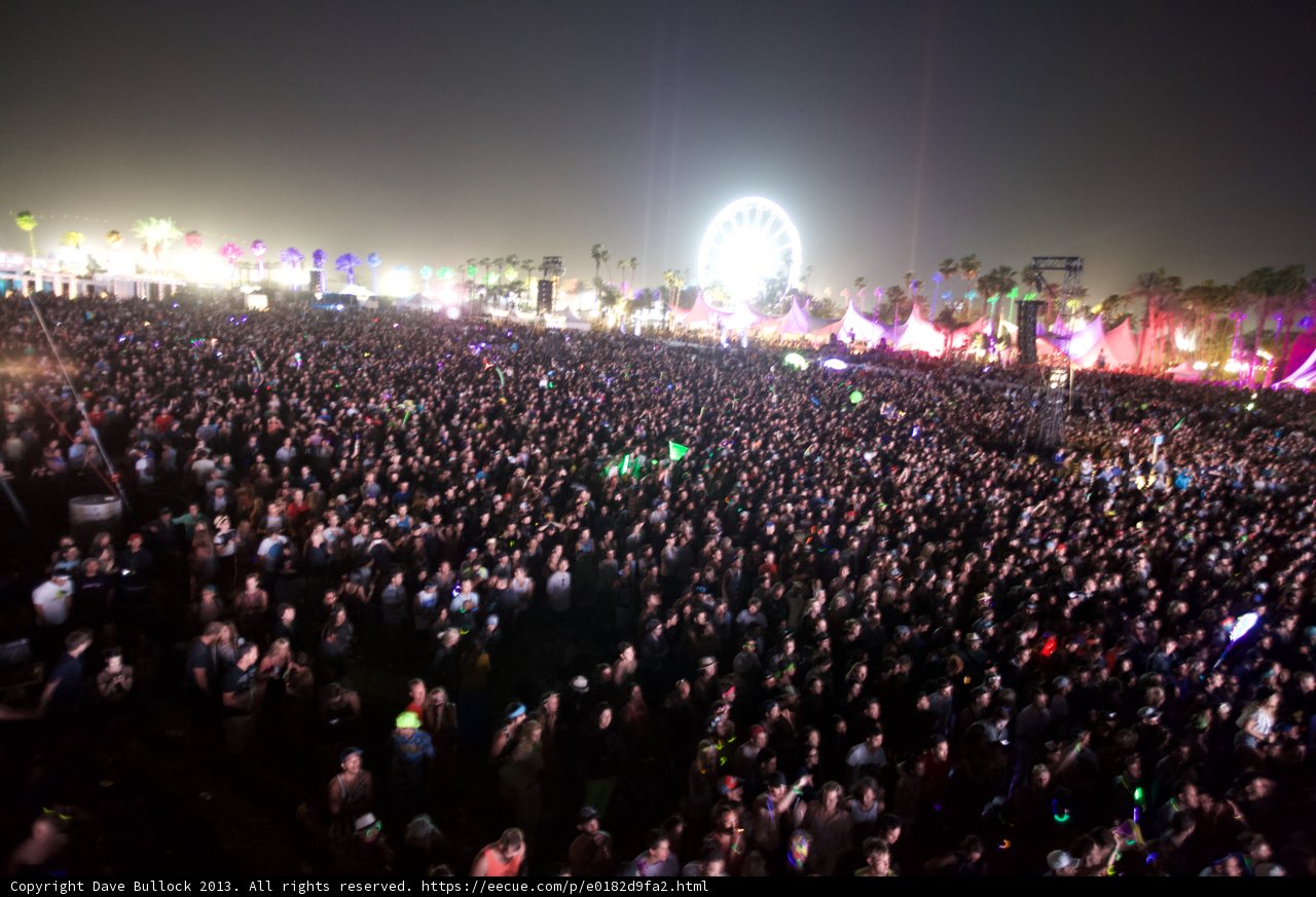 Electric Atmosphere: A Night Under the Stars at Coachella Music Festival