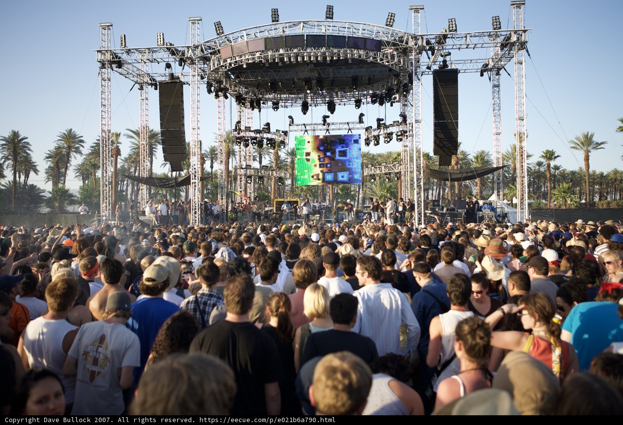 Crowded Concert Fun at Coachella