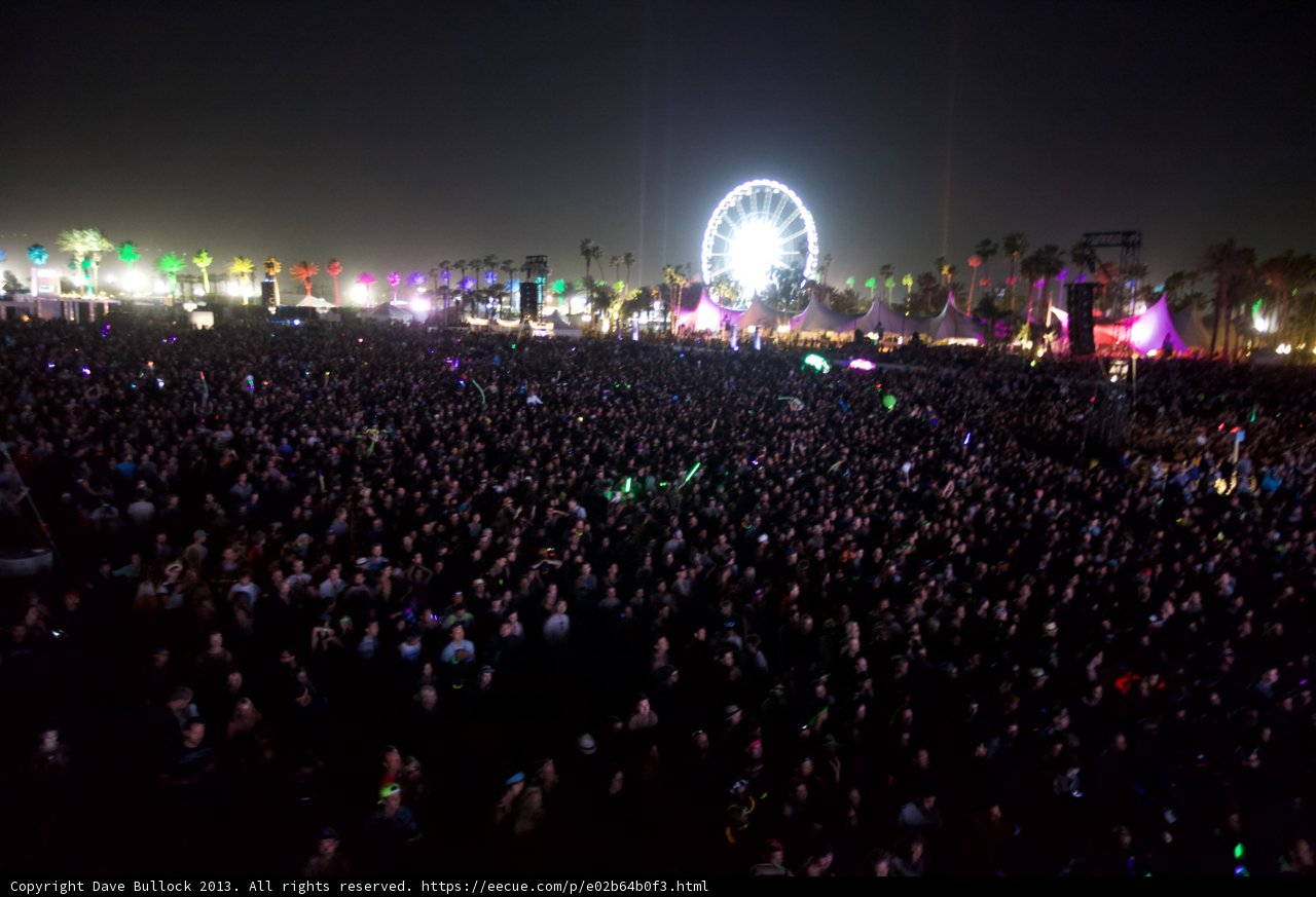 Nighttime Festivities at Coachella