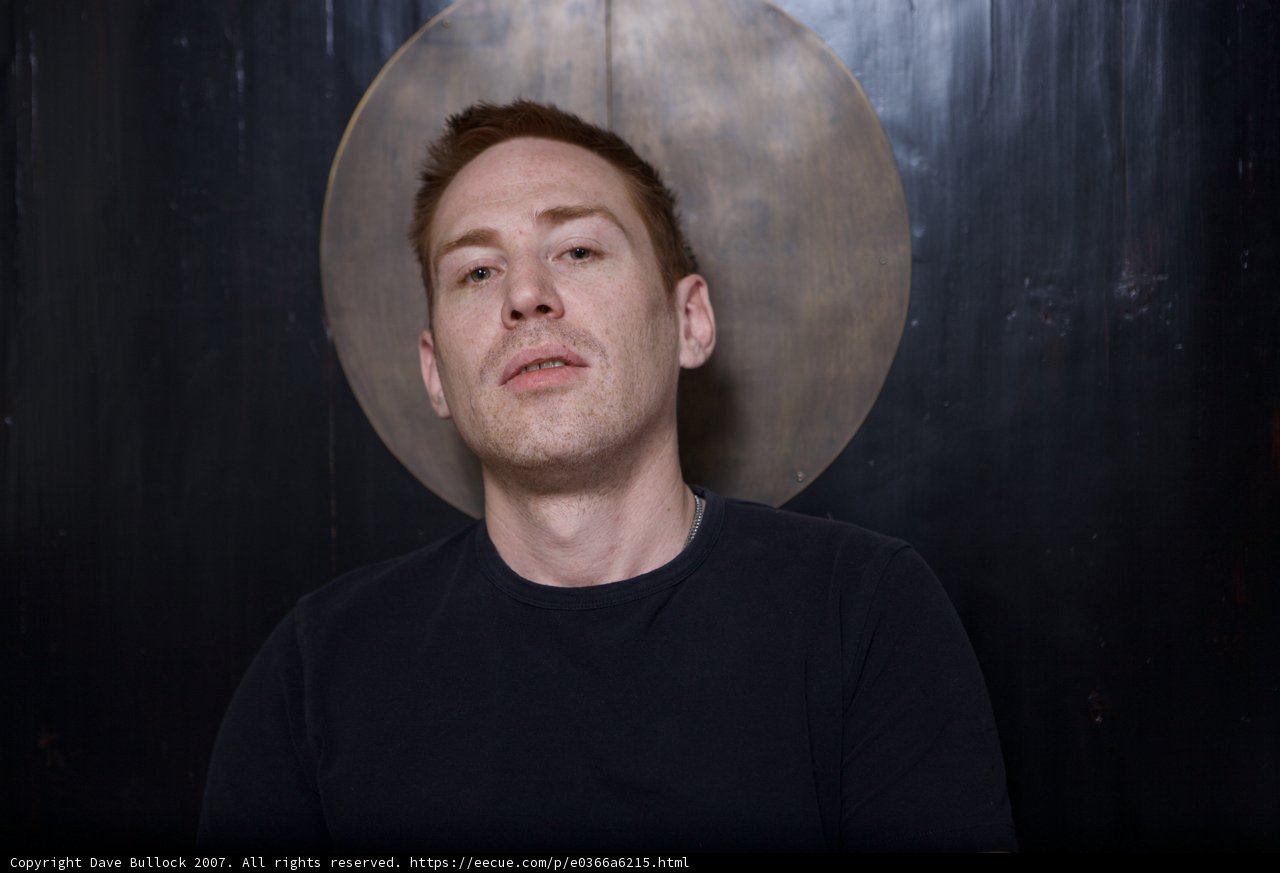 Portrait of a Happy Man in Black