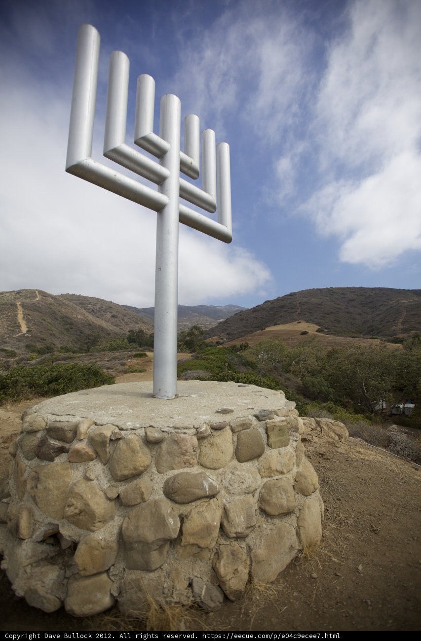 The Menorah on Top of the Rock