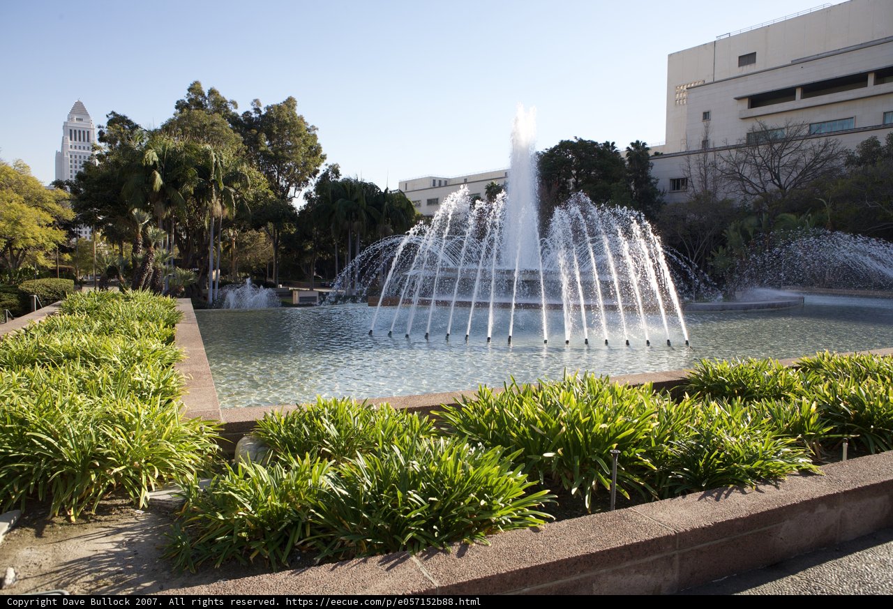 Beauty of the Fountain in the Park