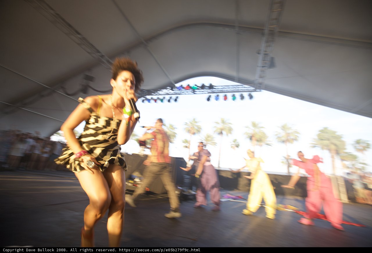 Dancing in Fashion on Coachella Stage