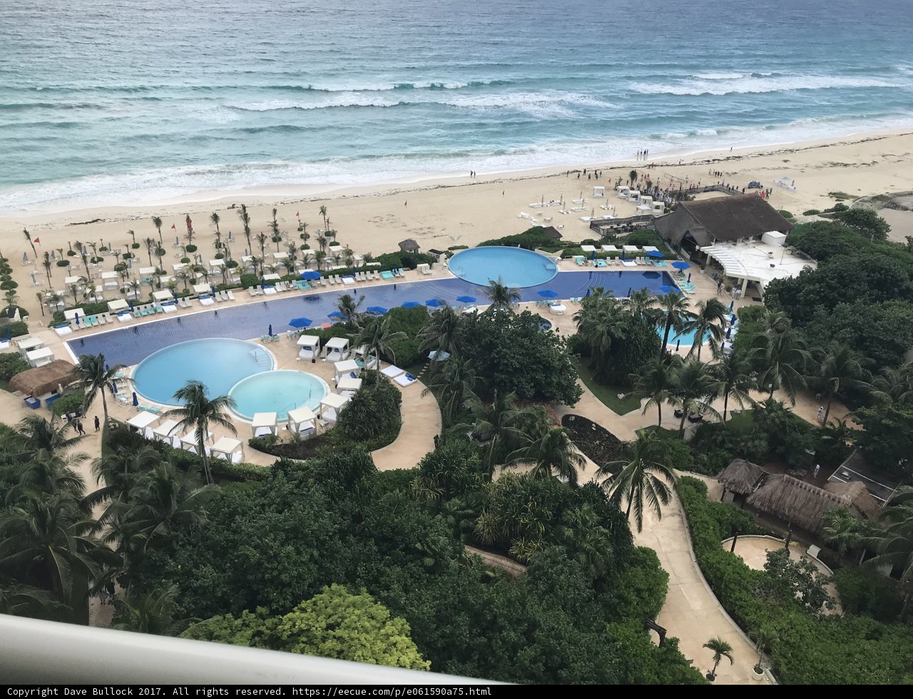Aerial View of Hotel Resort Beach and Pool
