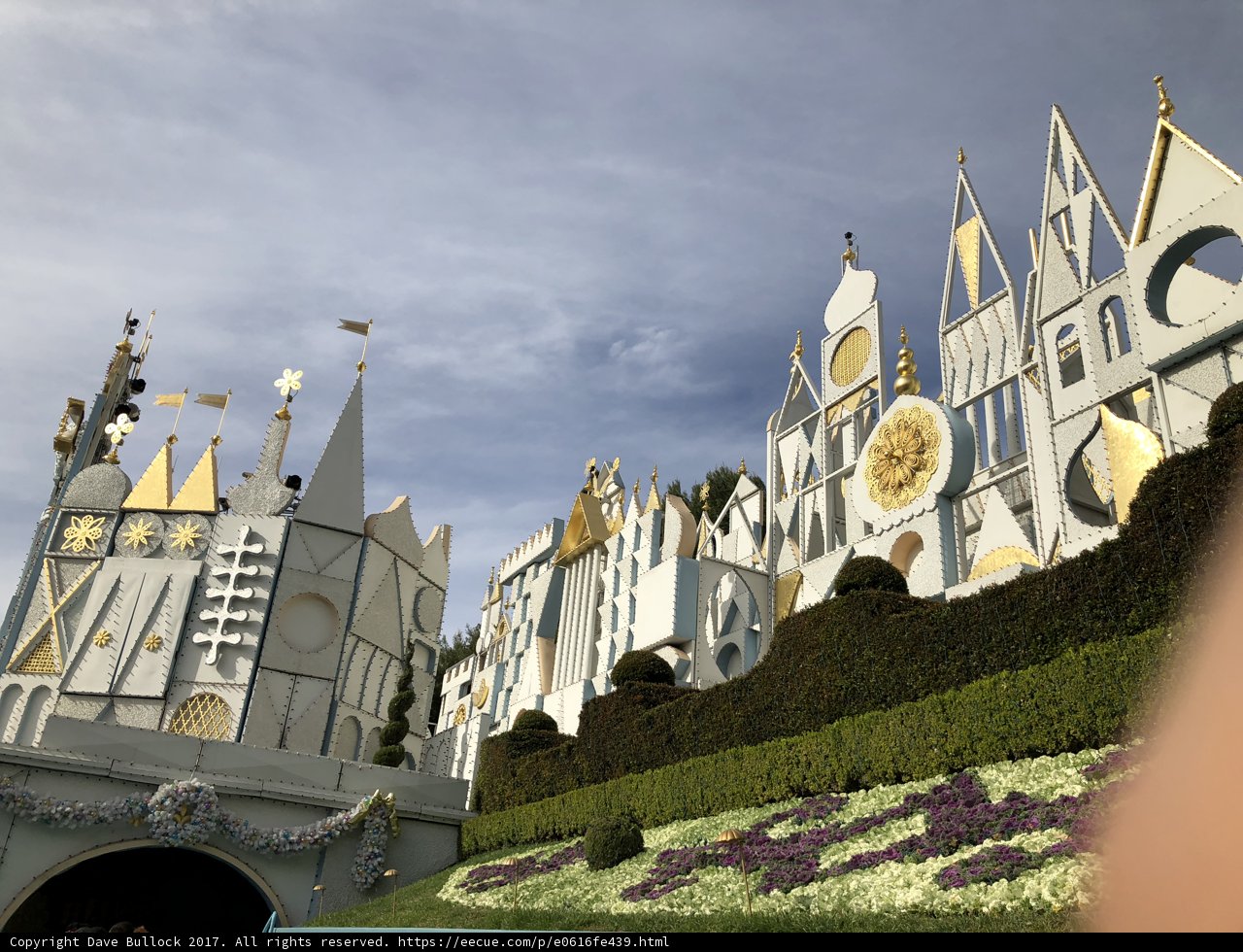 The Glittering White Castle of Disneyland