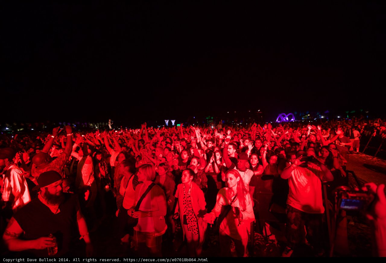 Red Haze Concert Crowd