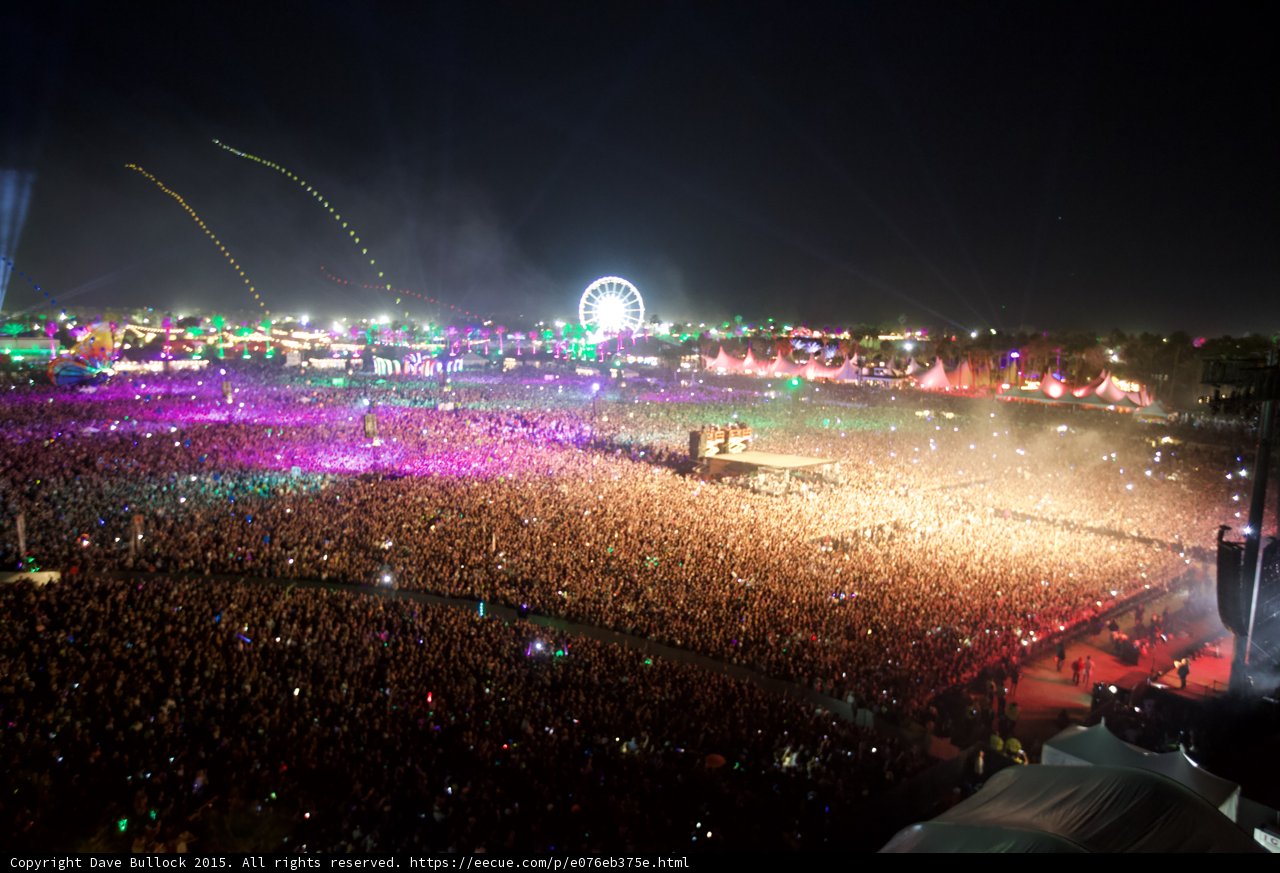 Electrifying Night at Coachella Music Festival