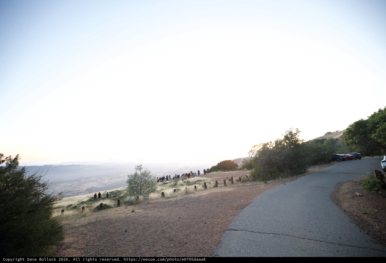 Golden Hour Gathering at Mount Diablo Overlook