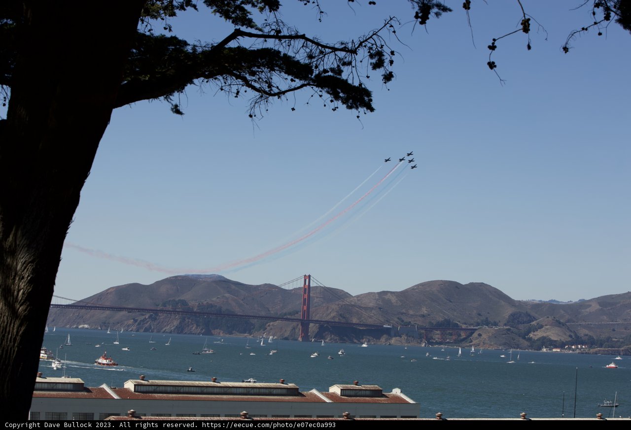 Spectacular Fleet Week Sky over San Francisco