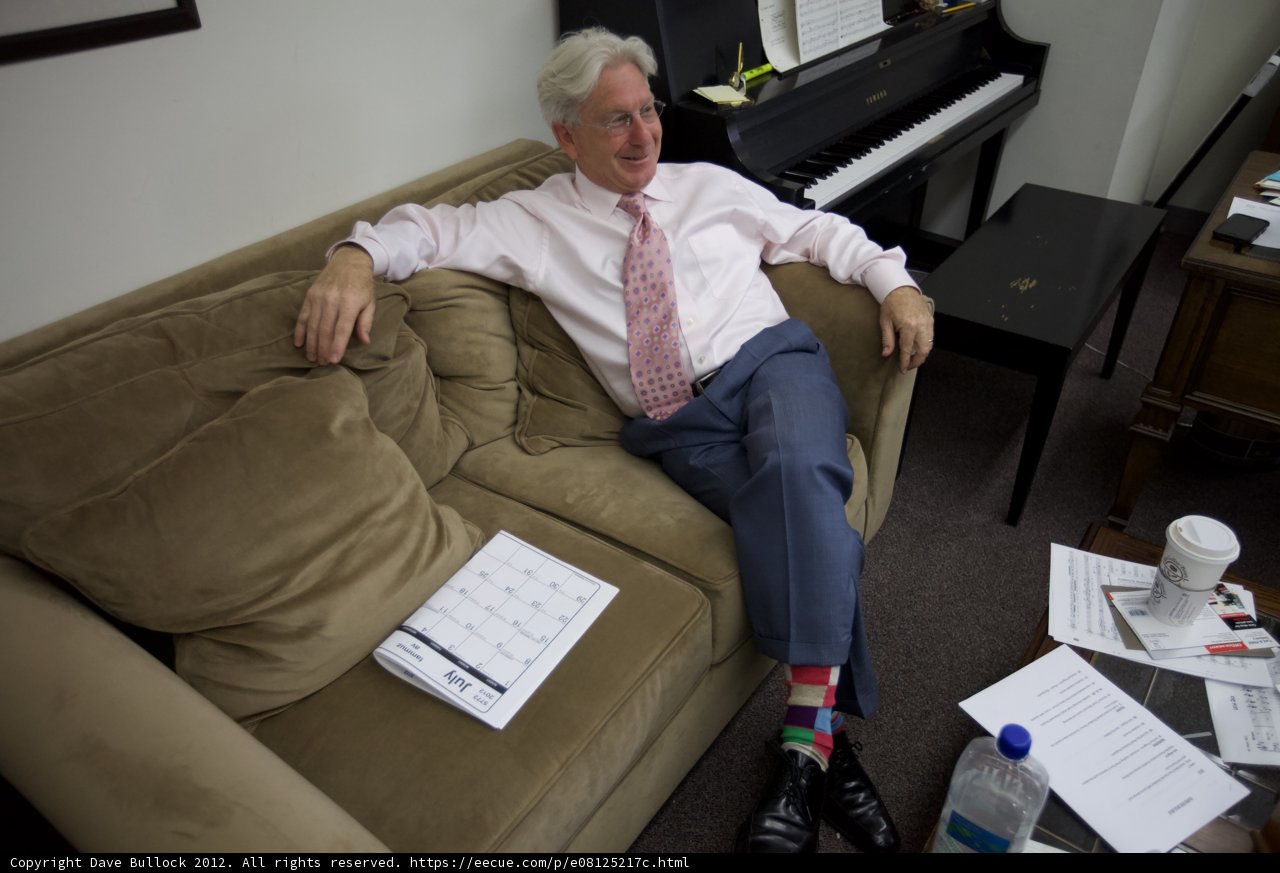 Pink-tied Gentleman on Couch