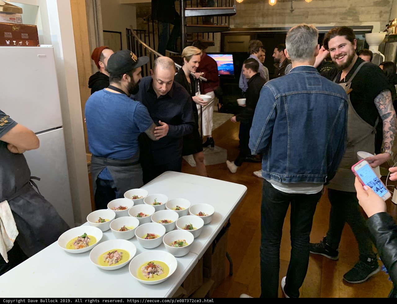 Group Meal in Cafeteria