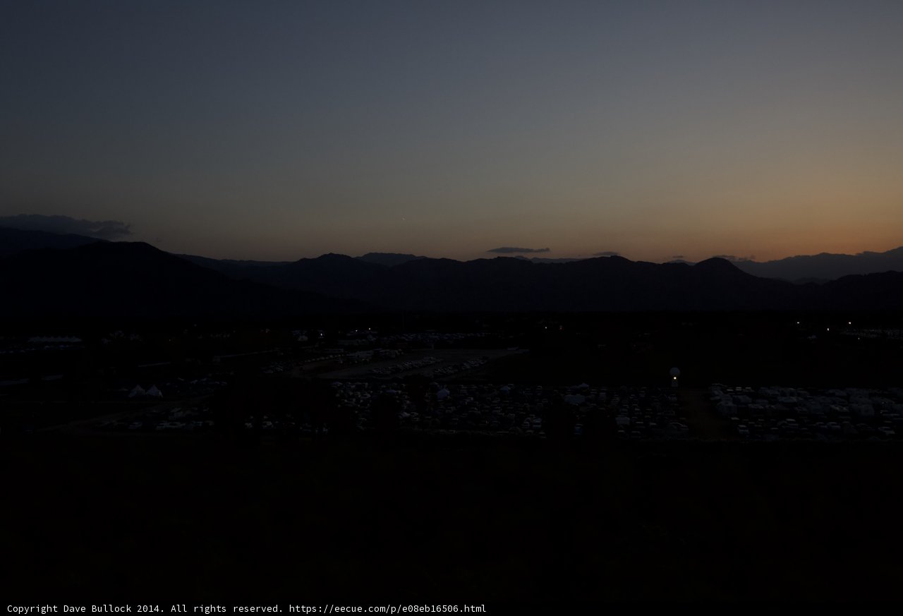 Mountain Sunset Silhouette