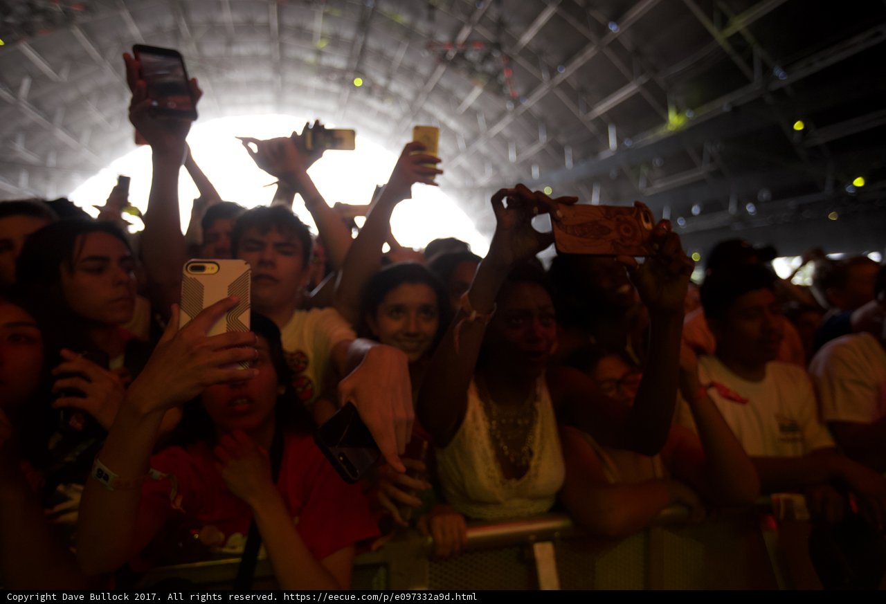 Snap Happy Crowd at Coachella