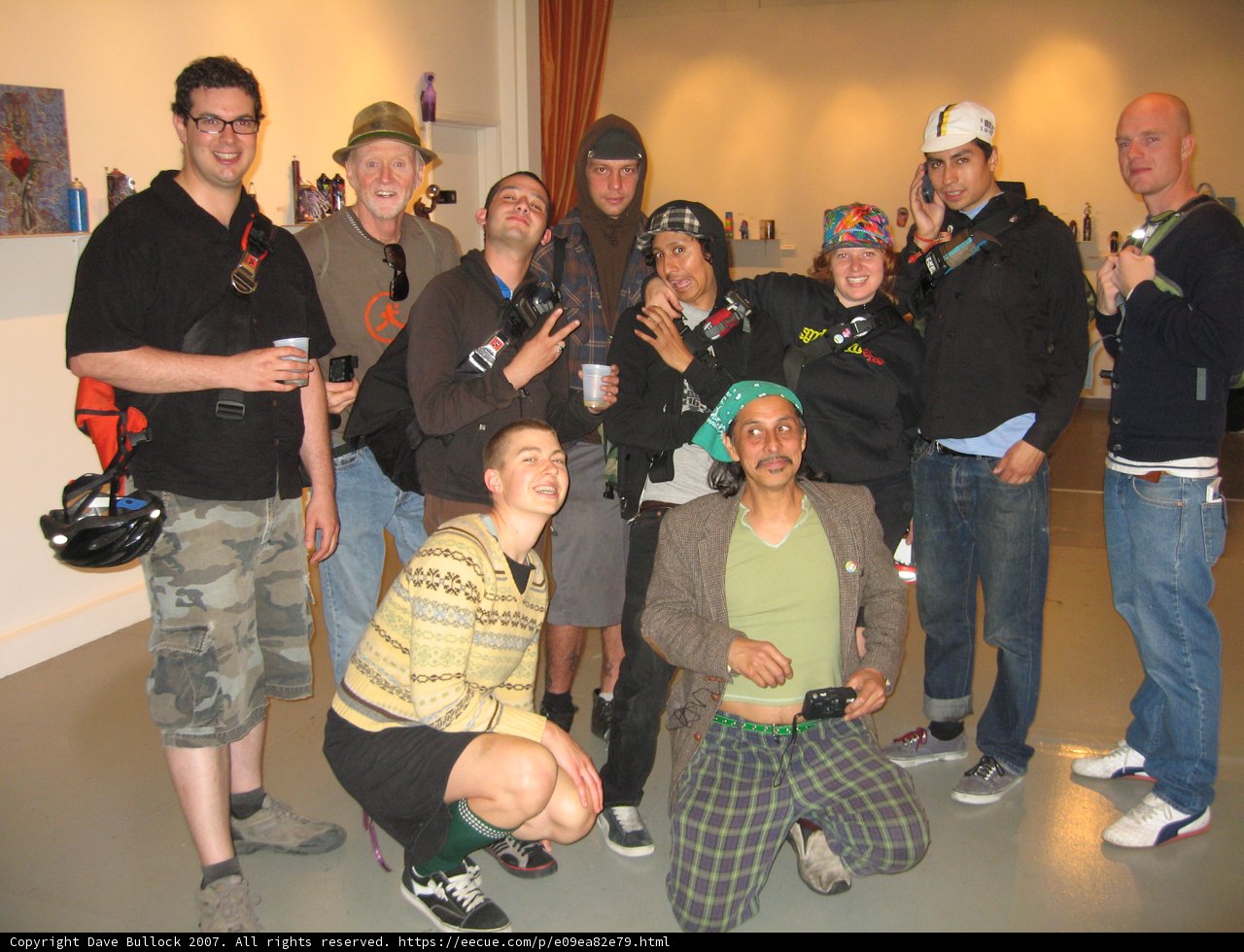 Group photo with eclectic style