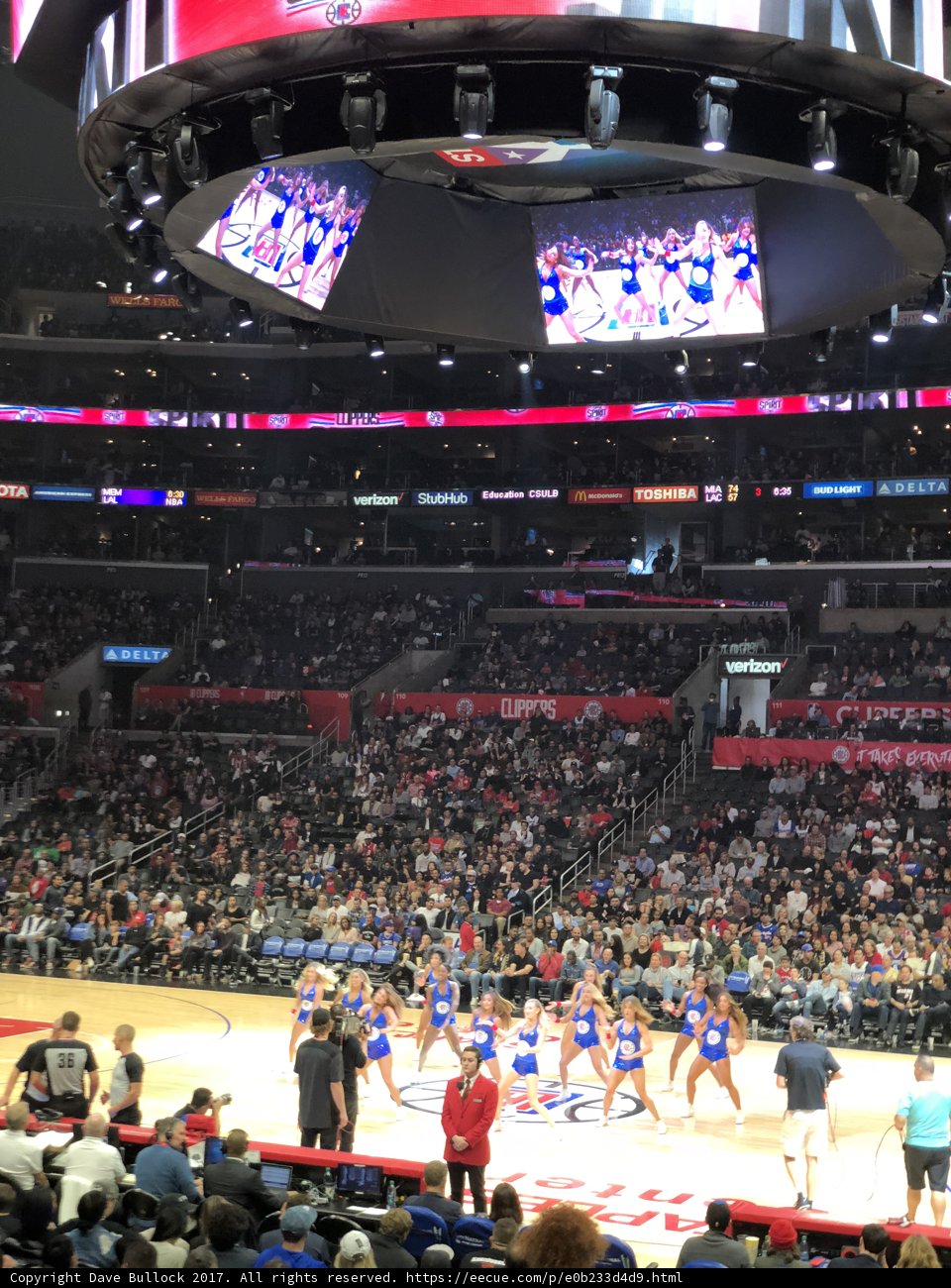 The Los Angeles Clippers at Staples Center