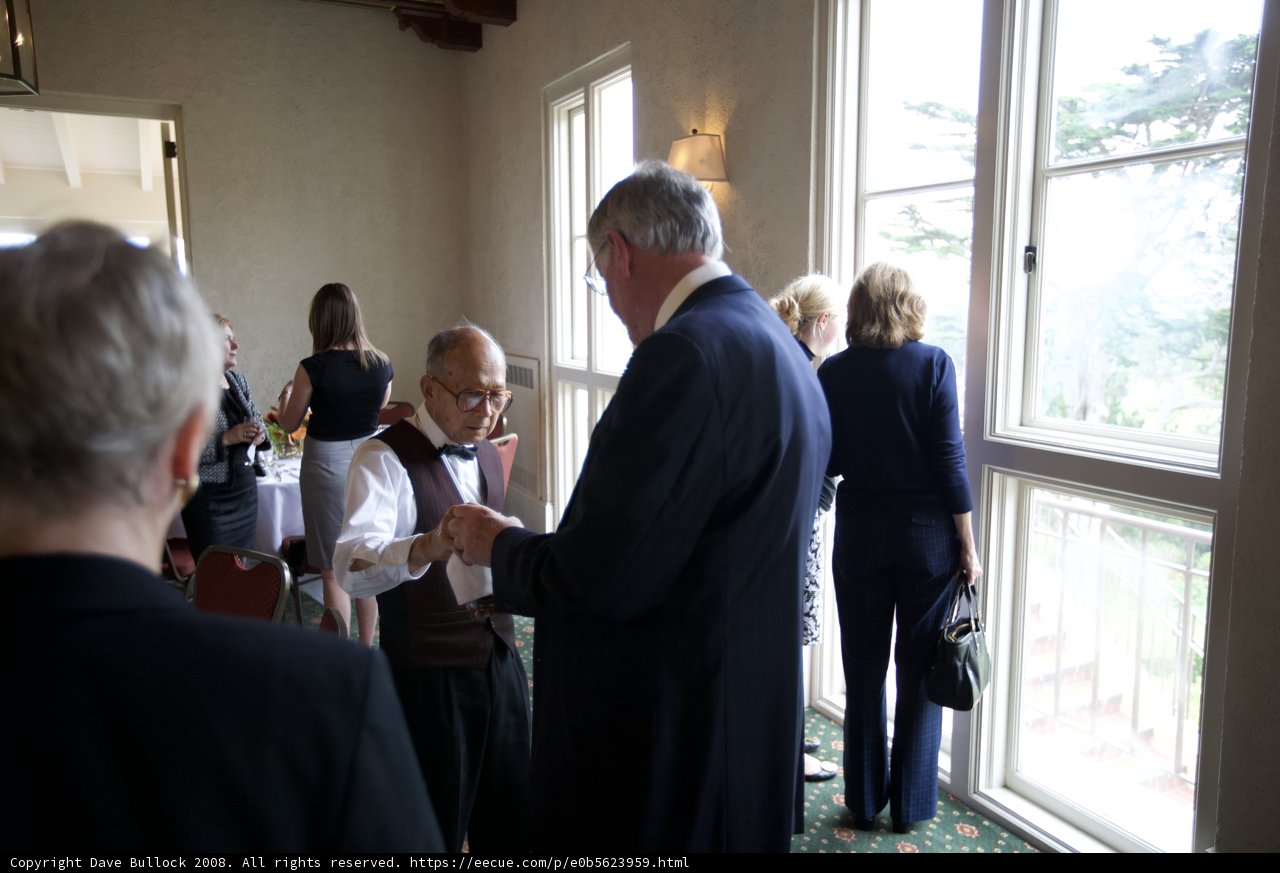 Formal Handshake at Grandma's Funeral